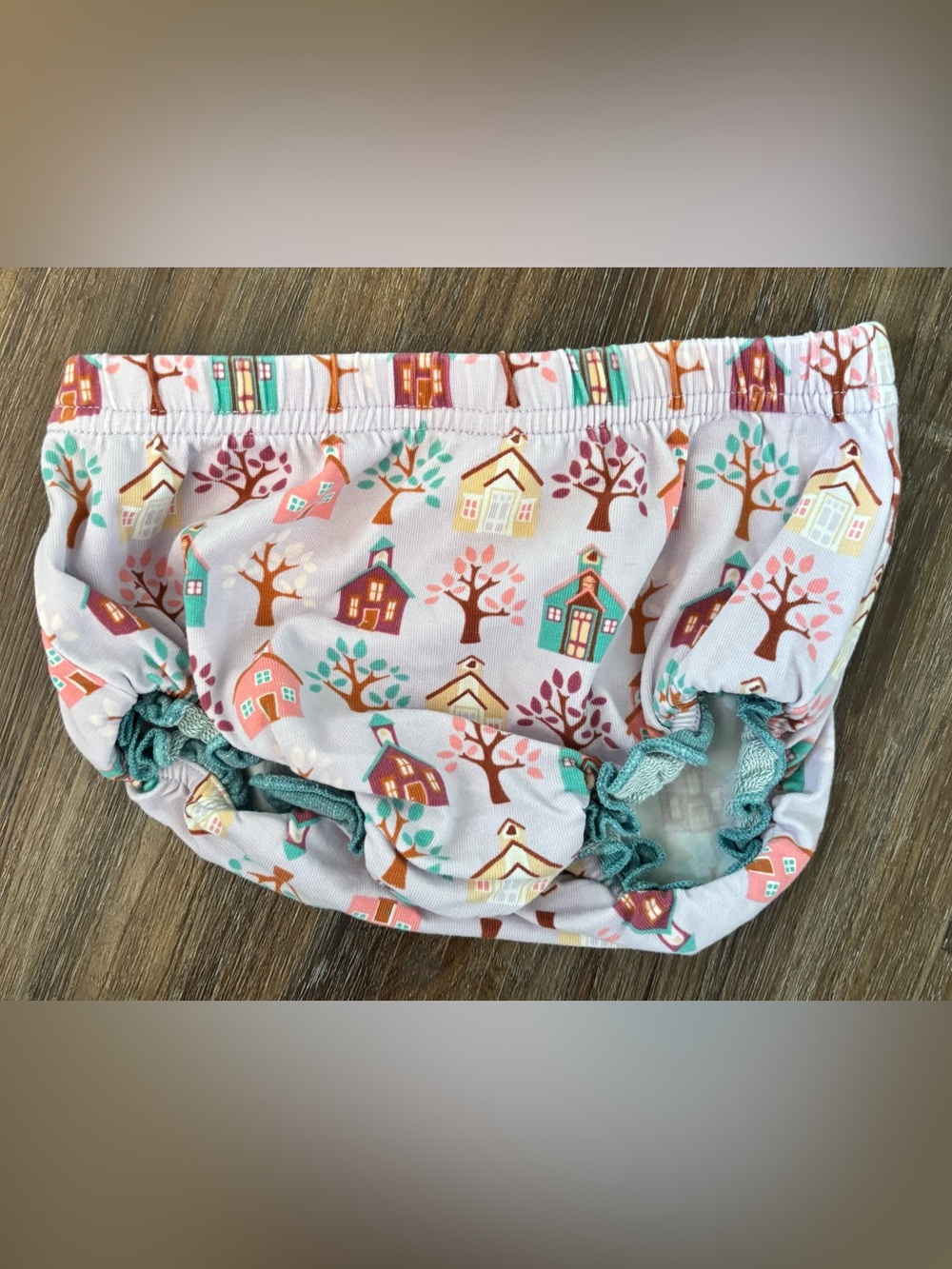 Matilda Jane diaper cover “Fun House” print 12-18m